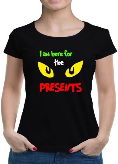 TShirt-People I am here for the presents T-Shirt Damen 