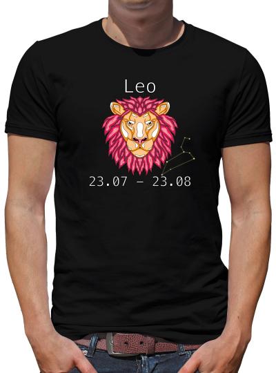 TShirt-People Sternzeichen Löwe Modern Art T-Shirt Herren 