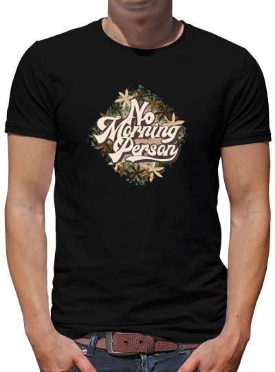 TShirt-People No Morning Person T-Shirt Herren 