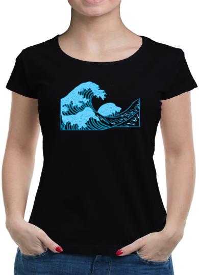 TShirt-People Lineart Ocean T-Shirt Damen 