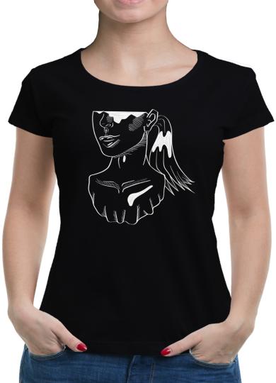 TShirt-People Lineart Girl T-Shirt Damen 