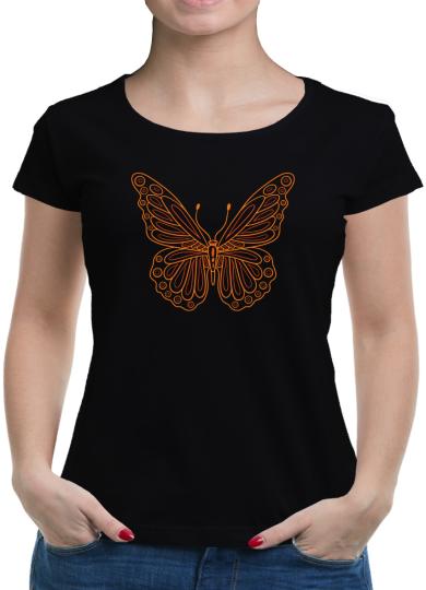 TShirt-People Lineart Butterfly T-Shirt Damen 