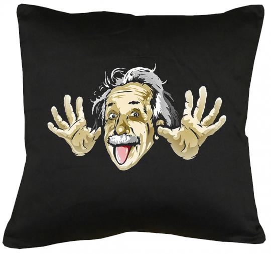 Albert Einstein Kissen mit Füllung 40x40cm 