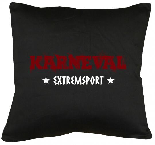 Karneval - Extremsport Kissen mit Füllung 40x40cm 