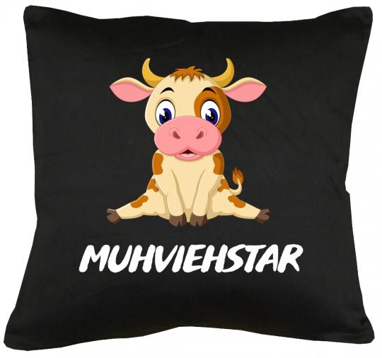 Muhviehstar Kissen mit Füllung 40x40cm 