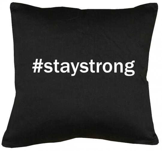 #staystrong Kissen mit Füllung 40x40cm 