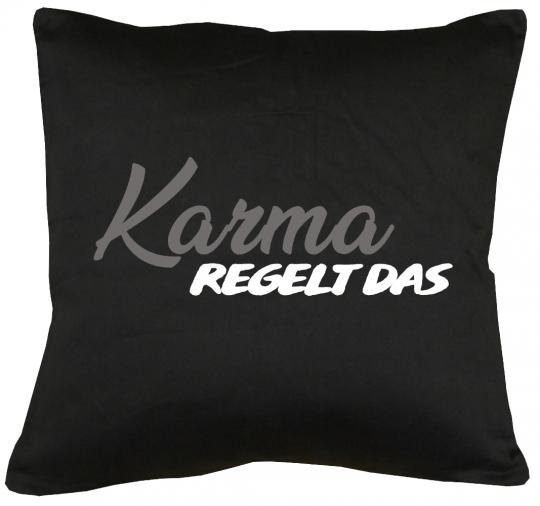 Karma regelt das Kissen mit Füllung 40x40cm 