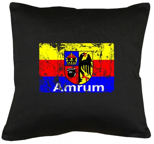 Flagge Amrum Kissen mit Füllung 40x40cm 