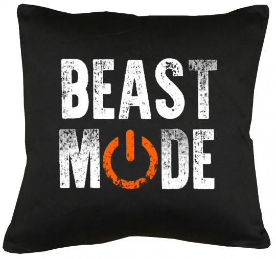 Beast Mode Kissen mit Füllung 40x40cm 