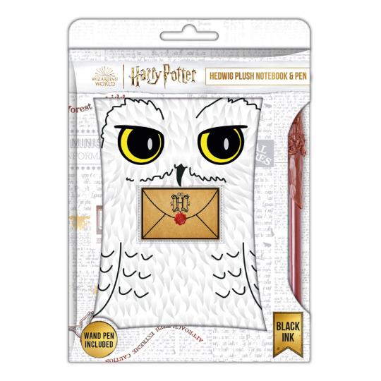Harry Potter Plüsch-Notizbuchset Hedwig 