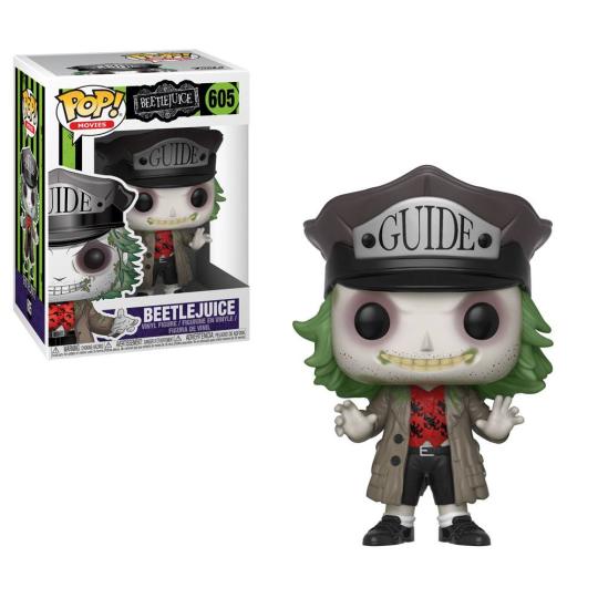 Beetlejuice POP! Horror Vinyl Figur Beetlejuice Guide Hat 9 cm 