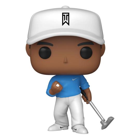 Tiger Woods POP! Golf Vinyl Figur Tiger Woods (Blue Shirt) Exclusive 9 cm 