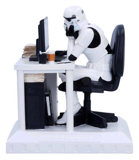 Original Stormtrooper Figur Slave to the Wage 14 cm 