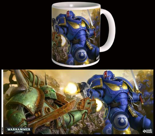 Warhammer 40K Tasse Ultramarines VS Nurgle 