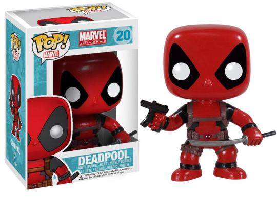 Marvel Comics POP! Vinyl Wackelkopf-Figur Deadpool 10 cm 