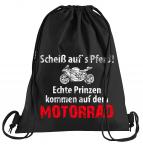 Scheiß auf`s Pferd Sportbeutel  bedruckter Turnbeutel mit Kordeln 