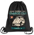 Isetta Knutschkugel Sportbeutel  bedruckter Turnbeutel mit Kordeln 