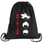 Saiyan Hairstyles Sportbeutel  bedruckter Turnbeutel mit Kordeln 