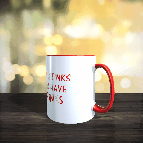 Love stinks lets have Drinks Tasse 330ml 