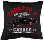 Toretto Garage Kissen mit Füllung 40x40cm 