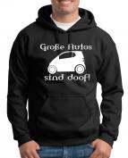 Große Autos sind doof! Kapuzenpullover 
