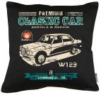 Oldtimer Typ W123 Youngtimer Benz Kissen mit Füllung 40x40cm 