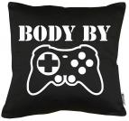 Body by... Kissen mit Füllung 40x40cm 