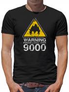 Warning Power Level over 9000 T-Shirt 