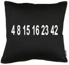 Lost Zahlen Kissen mit Füllung 40x40cm 
