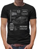 Kitt Blaupause T-Shirt L