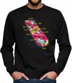 TLM Hoverboard Skateboard Sweatshirt Pullover Herren 
