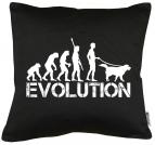 Evolution Hund Kissen mit Füllung 40x40cm 