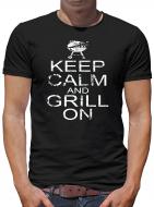 Keep Calm and Grill on T-Shirt 