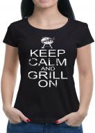 Keep Calm and Grill on T-Shirt 
