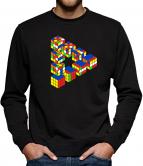 TLM Escher Zauberwürfel Sweatshirt Pullover Herren 