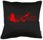 I love Zombies Kissen mit Füllung 40x40cm 