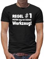 Regel Nr. 1 Pfoten weg... T-Shirt L