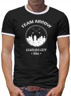 Team Arrow Kontrast T-Shirt Herren 