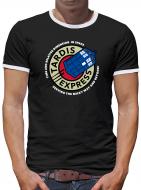 Tardis Express Kontrast T-Shirt Herren 