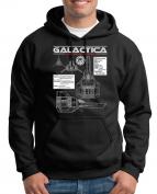 Galactica Viper Blueprint Kapuzenpullover 