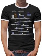 Wookie Kong Kontrast T-Shirt Herren 