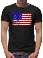 USA Vintage Flagge Fahne T-Shirt XL