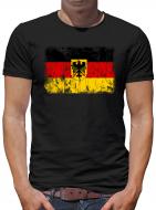Deutschland BRD Vintage Flagge Fahne T-Shirt 