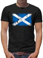 Schottland Vintage Flagge Fahne T-Shirt 