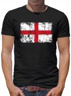 England Vintage Flagge Fahne T-Shirt 