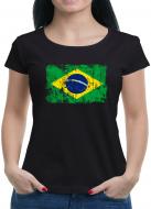 Brasilien Vintage Flagge Fahne T-Shirt 