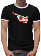 Bremen Bundesland Kontrast T-Shirt Herren 