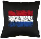 Niederlande Holland Vintage Flagge Fahne Kissen mit Füllung 40x40cm 