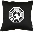 Dharma Lost The Looking Glass Logo Kissen mit Füllung 40x40cm 
