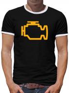 Motorkontrollleuchte Kontrast T-Shirt Herren 